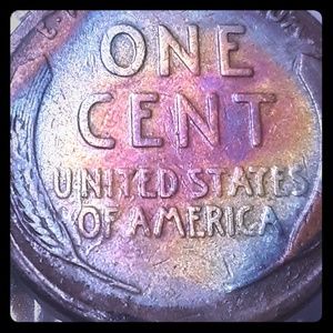 1919 rainbow toned weat